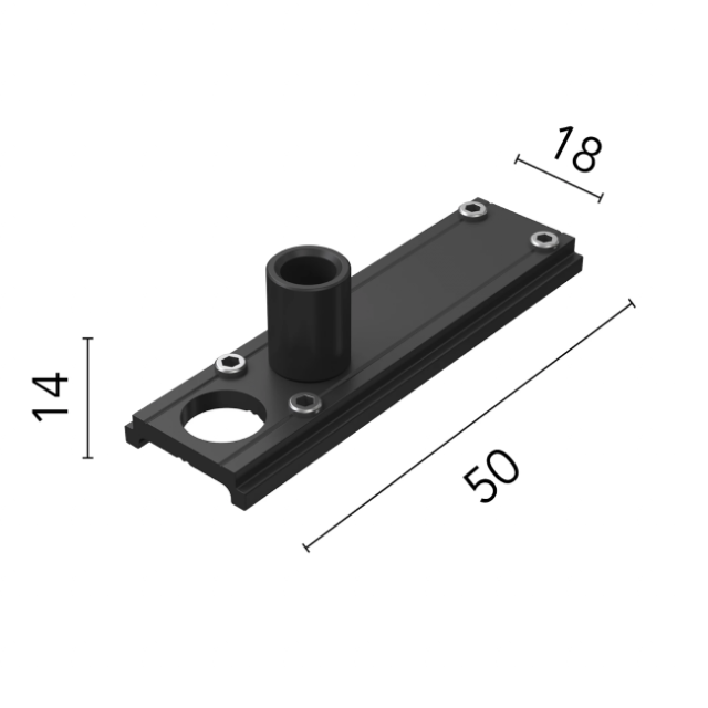 Flos Kit di fissaggio a soffitto L 5 cm