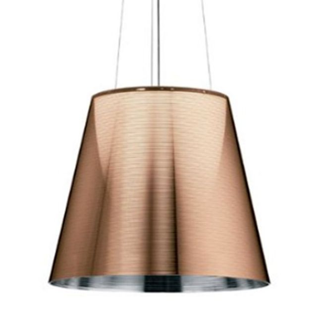 Flos Lampada a Sospensione KTribe S2 Ø 39,5 cm 1 Luce E27 Bronzo 