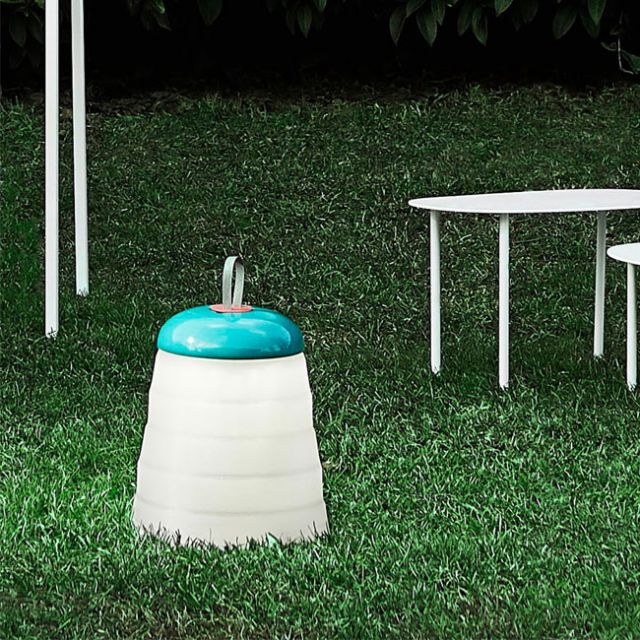 Lampada a batteria ricaricabile portatile Foscarini Cri Cri LED 2,4W H 31 cm per Esterno e Giardino