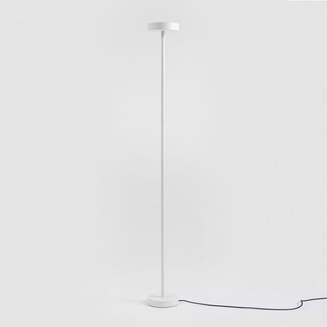 Danese Milano Biancan Lampada da terra in metallo LED 45W Dimmer H 175 cm