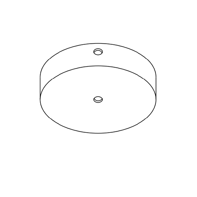 Karman Rosone Ø 9,5 cm Bianco Opaco