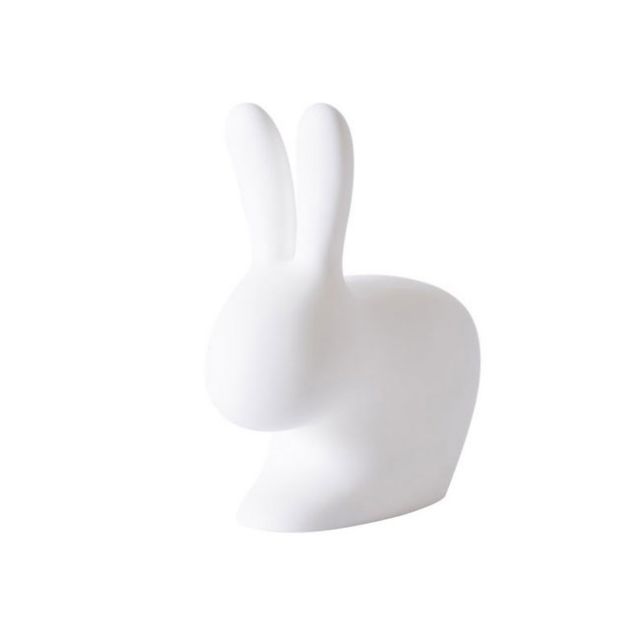 Qeeboo Rabbit by Stefano Giovannoni Piantana in Polietilene LED RGB 8W outdoor