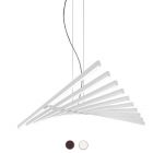 Vibia Rhythm Lampada a sospensione LED STRIP 29W Dimmer L 45 cm