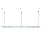 Fabbian Sospensione Sospesa L 200 x 50cm - H min 40 cm - max 200cm-G4 220-240V 48x10W