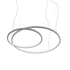 Martinelli Luce Sospensione Loop LED Dimmerabile Bianco Opaco