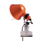 Artemide Tolomeo Micro Pinza Lampada a pinza 1 Luce 46W H 20 cm Halo Arancio