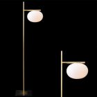 Oluce Piantana Alba H 161 cm 1 luce E27 Dimmerabile Ottone satinato