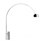 Flos Arco Piantana in acciaio inox LED 28W H 240 cm 