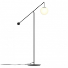 Luceplan Malamata Lampada da Terra in acciaio 1xE14 H 150 cm