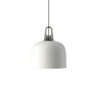 Lodes Bell Lampada a Sospensione in Metallo Bianco 1 x E27 Ø28 cm