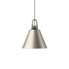 Lodes Cone Lampada a Sospensione in Metallo Champagne 1 x E27 Ø28 cm