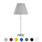 Luceplan Lampada da Tavolo con Stelo Telescopico Costanza 1 Luce E27 H 110 cm Dimmerabile