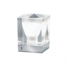 Fabbian lampada da tavolo Cubetto 1 luce E14 H 10,7cm