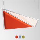 Artemide Flexia Lampada a sospensione in fibre riciclate LED 65W L 127 cm