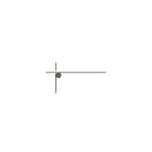 Flos Coordinates Applique in Alluminio L 80 cm LED 2x24W