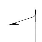 Penta Light Lampada da parete Glifo Medium LED L 123 cm + Dimmer