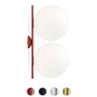 Flos Applique/Plafoniera IC Lights C/W2 Double 2 Luci E27 L 62 cm