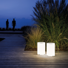 Davide Groppi OUTDOOR Lampada da Terra LENTA H 30,7 cm E27 18W IP65 per Esterno e Giardino 3000K