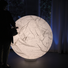 Davide Groppi Piantana MOON F 1 Luce E27 Ø 80 cm Dimmer