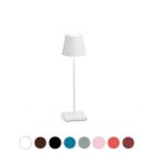 Poldina Pro Lampada da tavolo ricaricabile LED H 38 cm con dimmer By Zafferano