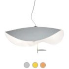 Catellani & Smith Sospensione Lederam Manta S1 LED 17W Ø 60 cm