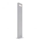 Artemide Outdoor Nuda 100 Piantana LED 15W H 100cm IP65 Monofacciale Grigio-Bianco per Esterno e Giardino