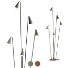 Vibia OUTDOOR Piantana Brisa LED 10,5W IP65 H 115,5 cm per Esterno e Giardino