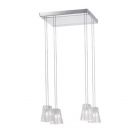 Fabbian Lampada a sospensione multipla Vicky G9 4 luci L 42 cm